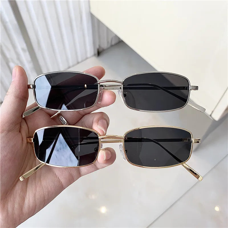 Small Frame Rectangular Sunglasses