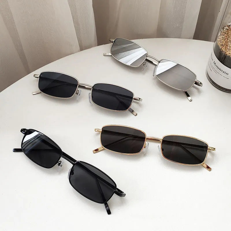 Small Frame Rectangular Sunglasses