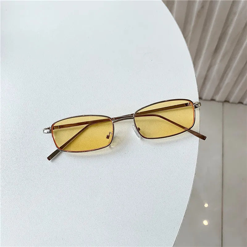 Small Frame Rectangular Sunglasses