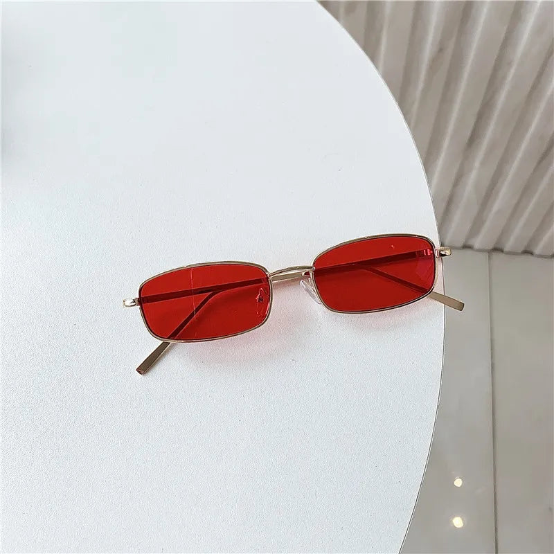 Small Frame Rectangular Sunglasses